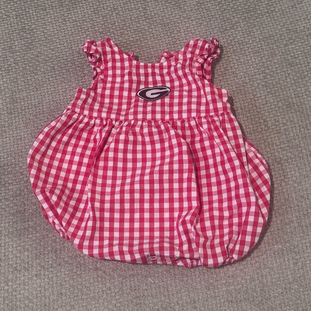 Red Gingham Kids Bodysuit